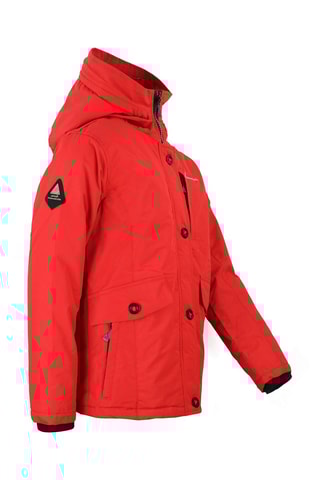 Parka à capuche Galava - Rouge