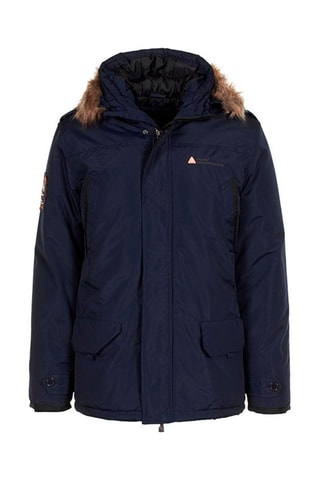 Parka à capuche Capeak - Bleu marine
