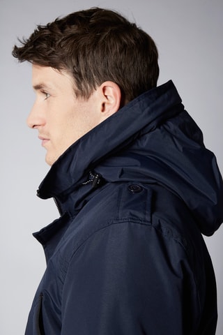 Parka à capuche Capeak - Bleu marine
