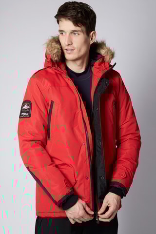 Parka à capuche Capeak - Rouge