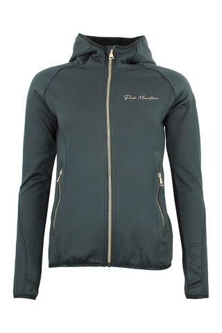 Casaco polar com capuz Acampo Preto