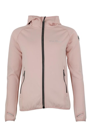 Casaco polar com capuz Acampo Rosa