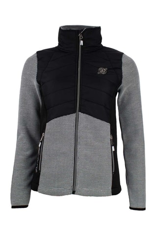 Casaco bi-matéria Anaples Preto e cinzento