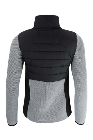 Casaco bi-matéria Anaples Preto e cinzento