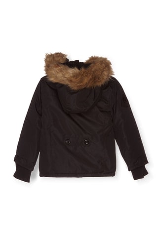 Parka à capuche Galava - Noir