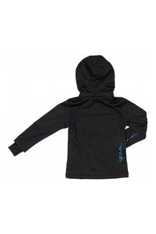 Coupe-vent Softshell Ecanne - Noir et bleu cobalt