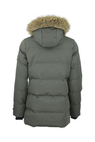 Parca com capuz Anabel - Caqui