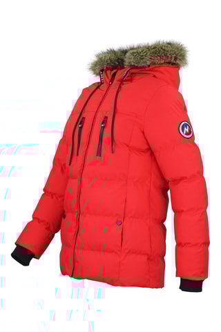 Parka à capuche Anory - Rouge