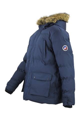 Parka à capuche Canabel - Bleu marine