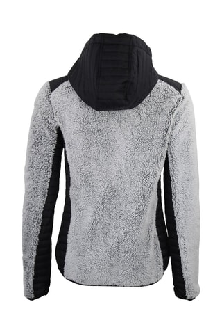 Casaco bi-matéria Amarant - Cinzento e preto