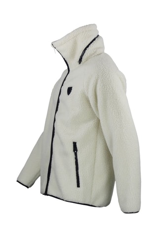 Veste polaire à capuche Camay- Ecru