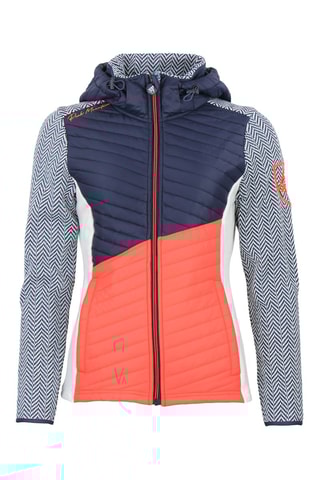 Casaco polar Amir - Laranja e azul-marinho