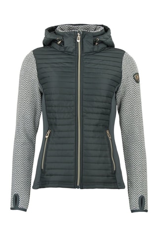 Casaco polar Andomo - Caqui e branco