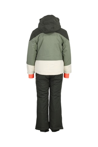 Casaco com capuz e calças de esqui Facorse - Caqui e cru