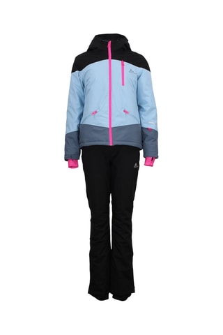 Veste à capuche et pantalon de ski Acorse - Noir et ciel