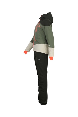 Veste à capuche et pantalon de ski Acorse - Kaki et beige