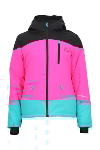 Veste à capuche et pantalon de ski Acorse - Turquoise et fuchsia