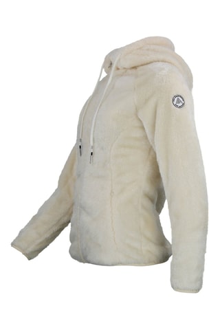 Casaco polar com capuz Alanzo - Cru