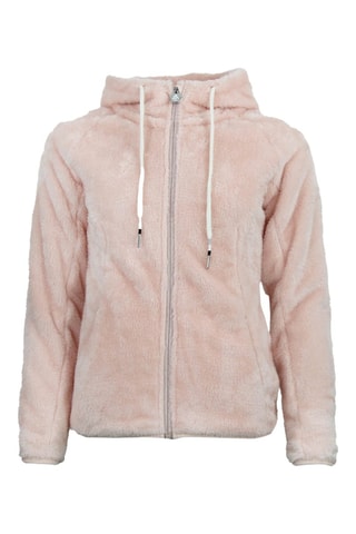 Casaco polar com capuz Alanzo - Rosa