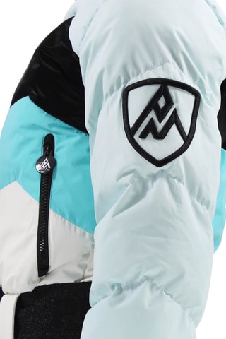 Veste à capuche et pantalon de ski Antiero - Ciel et blanc