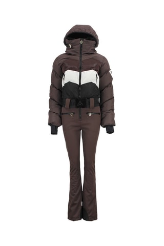 Veste à capuche et pantalon de ski Antiero - Marron foncé