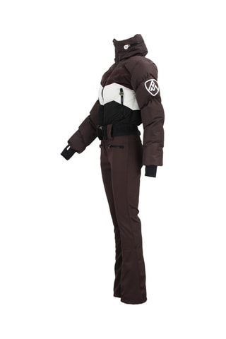 Veste à capuche et pantalon de ski Antiero - Marron foncé