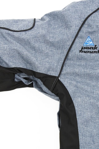 Blouson de ski à capuche Ecamate -  Bleu chiné