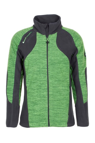 Blouson polaire Cecut Peak Mountain - Vert chiné et gris