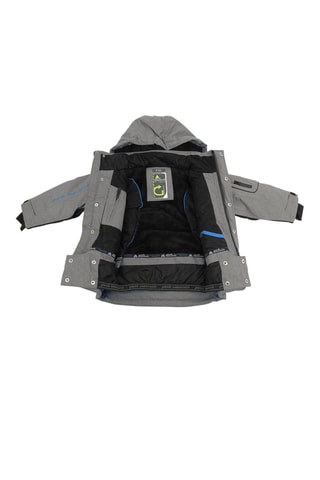 Blouson de ski à capuche Ecamate -  Gris chiné