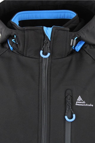 Blouson à capuche Softshell Cimaleo -  Noir