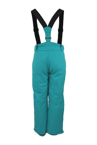 Casaco com capuz e calças de esqui Fancel - Coral e turquesa