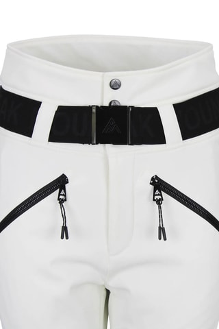 Pantalon de ski taille haute Softshell Atlas - Ecru