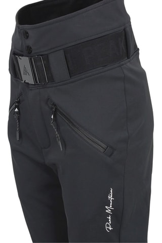 Pantalon de ski taille haute Softshell Atlas - Noir