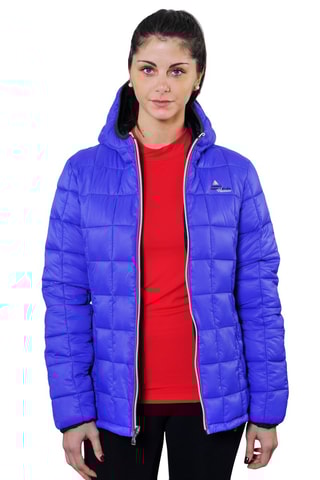 Doudoune réversible à capuche Awa Peak Mountain - Bleu marine et bleu cobalt