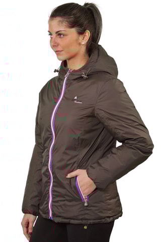 Doudoune réversible à capuche Awa Peak Mountain - Marron