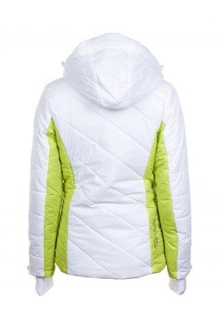 Doudoune à capuche Acilorg - Blanc et anis