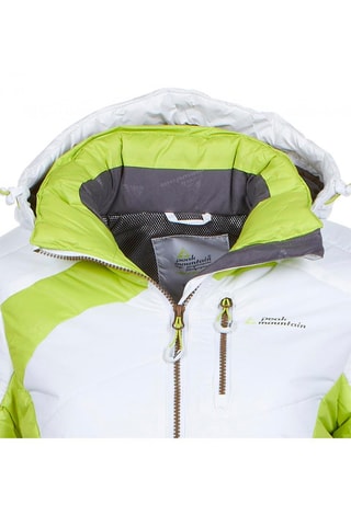 Doudoune à capuche Acilorg - Blanc et anis