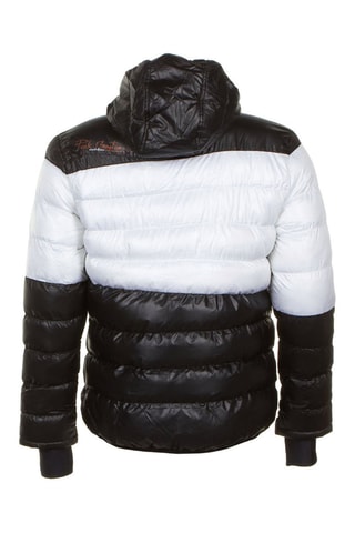 Doudoune à capuche Captin - Noir et blanc