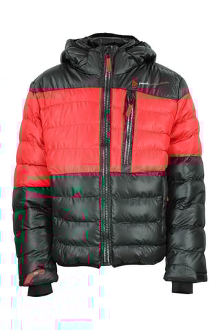 Doudoune à capuche Ecaptin - Noir et bleu roi