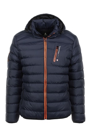 Doudoune à capuche Ecarfou - Bleu marine