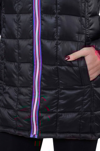 Doudoune longue à capuche Awill - Noir