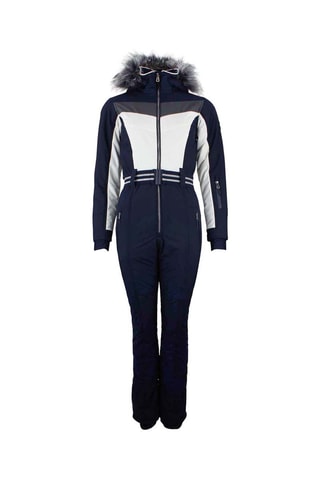 Combinaison de ski Arctian - Bleu marine et blanc