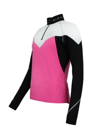 T-shirt Antor - Noir et fuchsia chiné