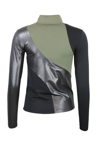 T-shirt Abrille - Kaki et noir