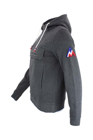 Sweat à capuche Aflow - Gris foncé chiné