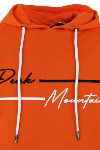 Sweat à capuche Codek - Orange