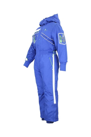 Macacão com capuz Ecombo - Azul