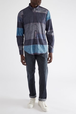 Overhemd - Blauw - Harmont & Blaine