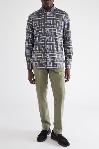 Overhemd - Blauw - Harmont & Blaine