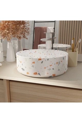 Lavabo de cuarto de baño - 35 x 35 x 12 cm